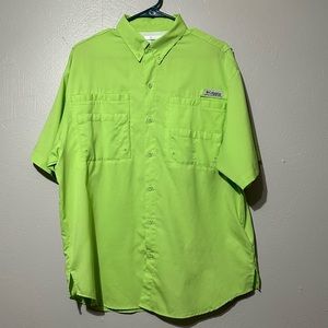 Men’s Short Sleeved Columbia PFG Button Down Shirt